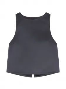 Топ с завязками GANNI, черный