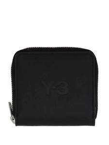 Кожаный кошелек с тисненым логотипом Y-3, черный