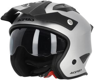 Acerbis aria металлический реактивный шлем, Silver Matt