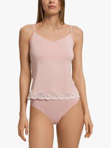 Топ с кружевной отделкой и тонкими бретелями Dana Hanro, 1359 Blush