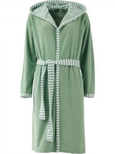 Redbest  Легкий махровый халат Tracy нефритового цвета