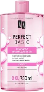 Успокаивающий мицеллярный флюид 3в1 Sensitive, 750 мл AA Perfect Basic