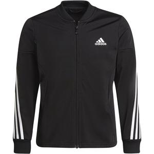 Спортивный костюм Aeroready из полиэстера с тремя полосками Adidas, черный