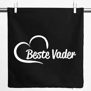 Наволочка Huuraa Best Vader Hard Gift 40x40см Черный хлопок Best Vader Present Hellweg Druckerei