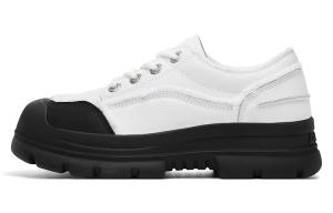 Кроссовки Dickies Lifestyle Shoes Women's Low-top Apricot / White Black, белый/черный