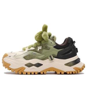 Кроссовки bianco sneakers 'white green black' Fila Fusion, белый