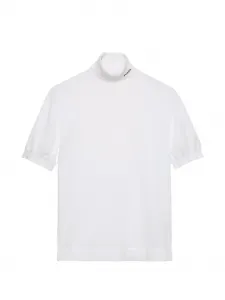 Водолазка с короткими рукавами Prada, белый