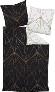 Двустороннее постельное белье Janine 209210 2-teilig, черный - текстиль - 155 x 1 x 200 см