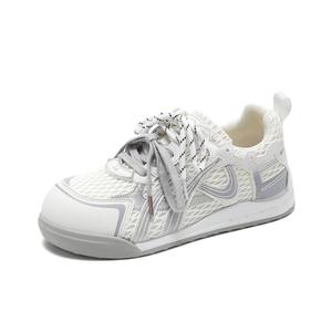 La Chapelle Устойчивые к истиранию, нескользящие, повседневные низкие туфли, женские, бежево-серые