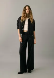 Подростковая джинсовая куртка Mango Kids, Black Denim