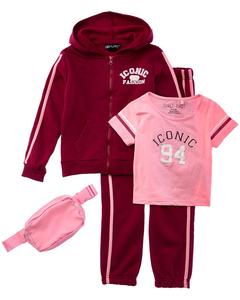 Флисовый комплект Freestyle Iconic из 3 предметов, красный