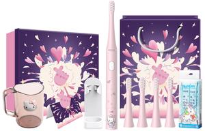 Sanrio Семейная электрическая зубная щетка долговечная, отбеливающая с тремя режимами чистки T3