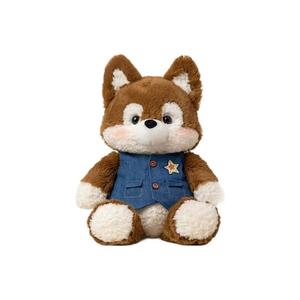 Лесной бегущий хаски, Gray Wolf плюшевые куклы, высота 50см XIWANTONG, Run Husky