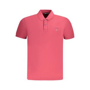 Красная хлопковая мужская рубашка поло Napapijri