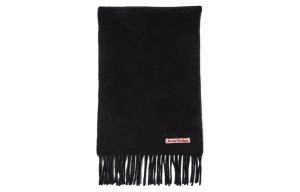 Шарф с логотипом Acne Studios, черный