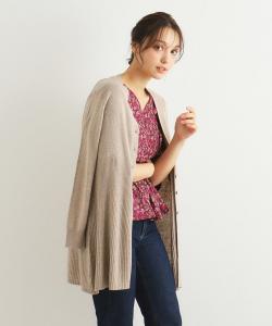 Длинный кардиган с лентой на спине