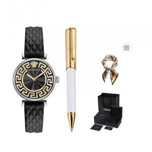 VERSACE Часы New Lady 35mm, Black Pineapple+Signature Pen