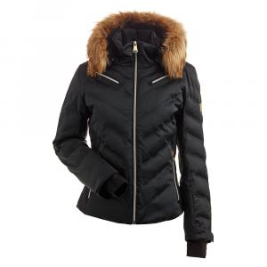 Утепленная лыжная куртка Nils Snowmass с натуральным мехом (женская), Black/Black
