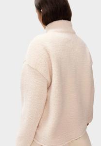Джемпер Marks & Spencer BORG FUNNEL NECK HALF ZIP, Cream/Beige