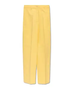 Плиссированные брюки Fabiana Filippi, желтый