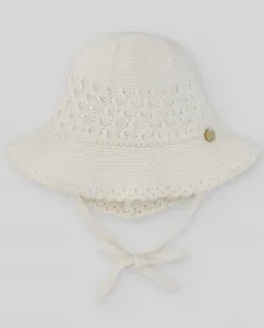 Кашемировая шапочка для девочки, коллекция Pony PAZ Rodríguez, светло-бежевый