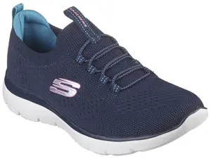 Кроссовки-слипоны Skechers "SUMMITS", повседневная обувь, полуботинки, тапочки с эффектом памяти, розовый