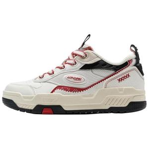 XTEP Износостойкие, нескользящие, низкие кроссовки для скейтбординга, женские, белые, красные