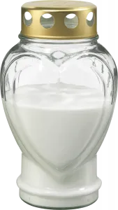 Сердечко для могильной свечи 1 шт. Profissimo