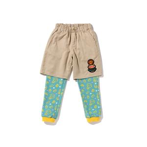 Детские вязаные спортивные штаны SS22 A BATHING APE, бежево-желтый BGX