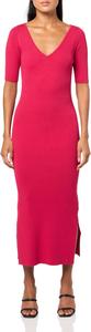 BOSS Женское платье-свитер миди из стрейч-вискозы, Jazzy Red