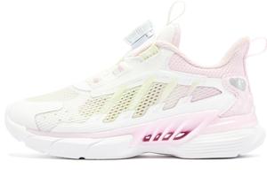 Дышащие, легкие, амортизирующие, низкие детские кроссовки для бега. Для детей от 3 до 7 лет. QIAODAN, белый