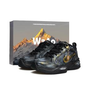 Nike Air Monarch 4 WAO - кроссовки с увеличенной высотой, износостойкие, противоскользящие, низкие, массивные, унисекс, черный, белый