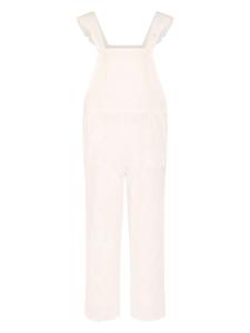 Комбинезон с цветочным вырезом MC2 Saint Barth Kids, белый