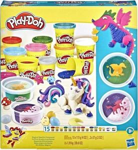 Набор Play-Doh Magic Glow Unicorn, 15 тюбиков