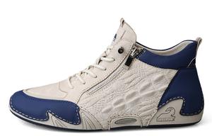 Мужские повседневные туфли средней высоты с мягкой подошвой, нескользящие, водонепроницаемые BECK, Sand Blue