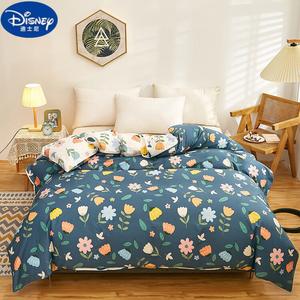 Disney Пододеяльник 160х210 см из 100% хлопка, цвет Luoluofanhuo-Lan
