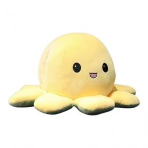 Милые реверсивные плюшевые осьминоги, высота 40 см XIWANTONG, желтый