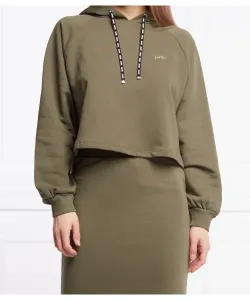 Толстовка Cropped fit Liu Jo Sport, зеленый