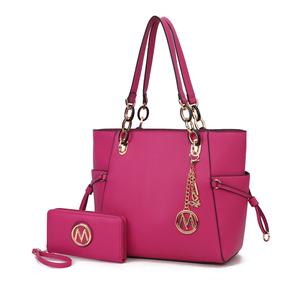 Сумка-шоппер Yale с кошельком Mia K MKF Collection By Mia K., фуксия