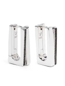 Серебряные серьги Step Hoops Tom Wood, серебяный