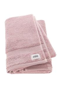 Полотенце банное Schöner Wohnen Kollektion Cuddly с линейной каймой, 70x140 см, лососевый