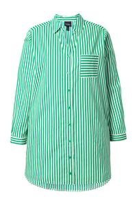 Блуза Ulla Popken, изумрудный/темно-зеленый