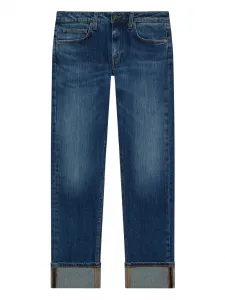 Джинсы с подворотами Dondup, синий