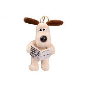 Мастер Дог читает газету плюшевый кукольный подвес высота 15см XTHOT