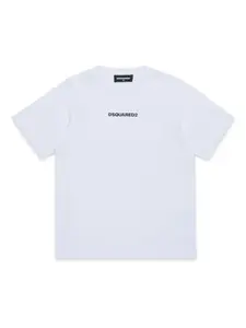 Футболка с логотипом DSQUARED2 KIDS, белый