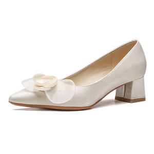 Туфли на высоком каблуке 5 см, женские, абрикосового цвета HKCP, Apricot