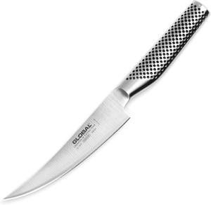 Global Model X 15 см изогнутый обвалочный нож - производство Япония - для обвалки мяса и филетирования рыбы