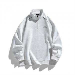 Свитшот Unisex Stand Collar Moderate Regular Jeep, серый