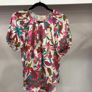 Топ Neriah в цветочном принте Ivory Riverhill Flora Bea