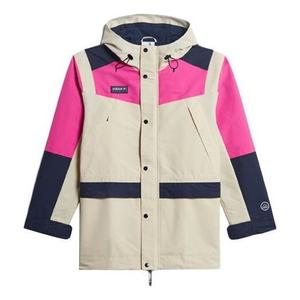 Куртка adidas originals Colorblock hooded track Jacket Creamy White, белый